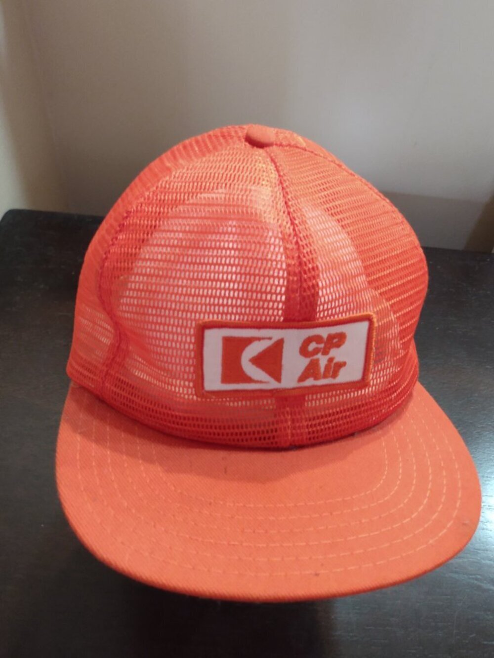 Rare Vintage CP Air Snapback Hat Mesh Trucker Canadian Pacific Airlines 80s